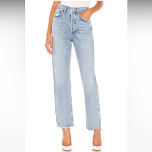 Agolde Women's 90s mid rise loose fit jeans